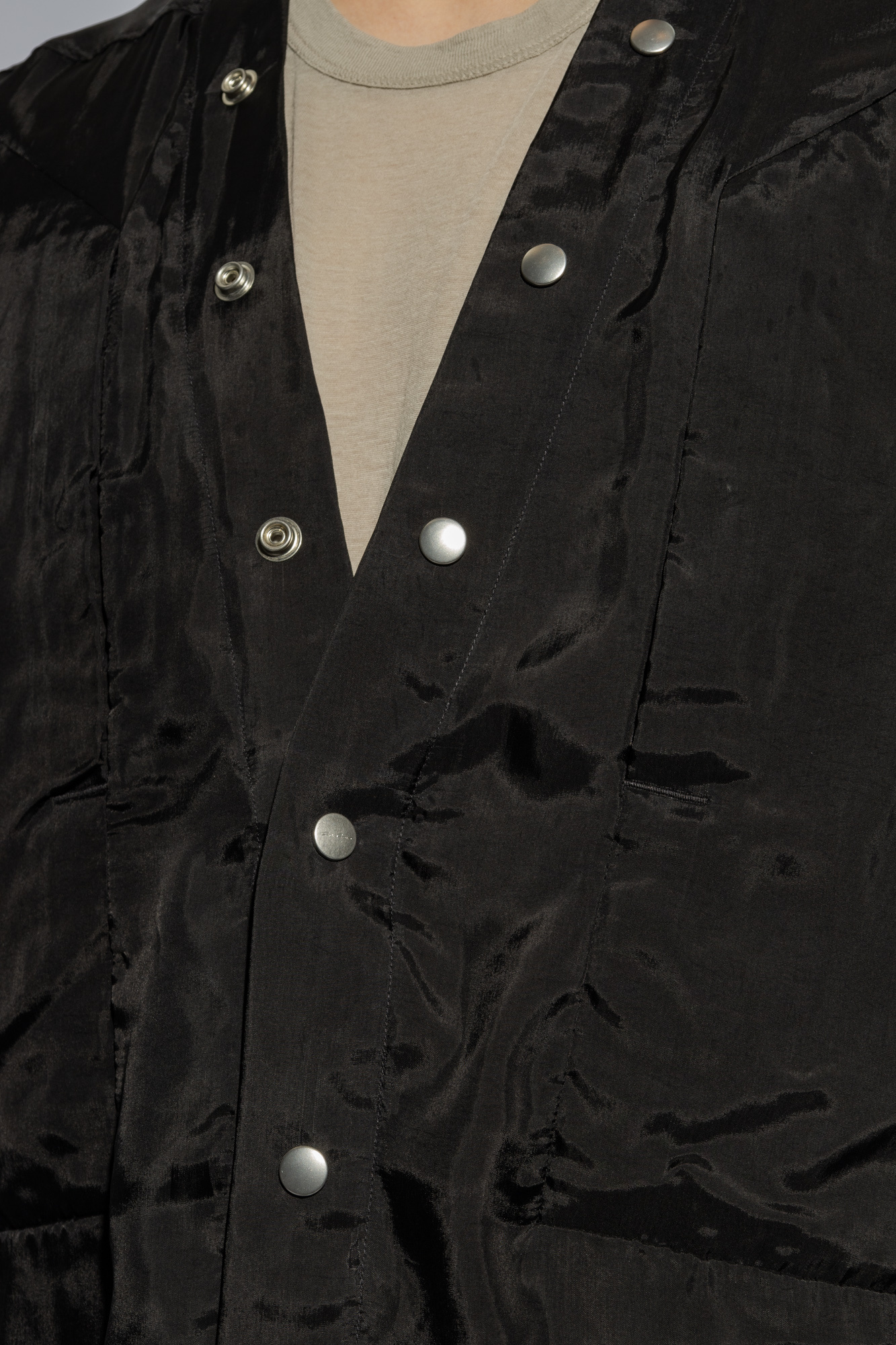 Black 'Larry' shirt expedition Rick Owens - GenesinlifeShops